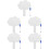 5Ensembles Paddles En Bois Blancs, , Usage 8