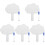 5Ensembles Paddles En Bois Blancs, , Usage 4