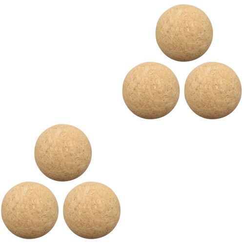 6Stk Robuste Holzkugeln Für Tischkicker, Mini, Khaki, Austauschbar 2