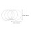 4Pièces Cordes Nylon Argent Accessoires Stables Pour Ukulélé 3
