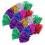 18Pièces Pom Poms Cheerleading Compactes Multicolores Pour Animations 1