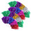 18Pièces Pom Poms Cheerleading Compactes Multicolores Pour Animations 7