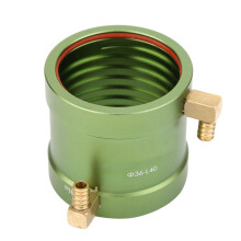 Inlet And Outlet Fittings Water Cooling Jacket For RC Motors, Full Coverage Metal Parts With Good Heat Dissipation, CNC Machined Durable Construction
