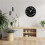 Math Wall Clock , Math Formulas Clock Quiz Clock in Black and White Unique Math Equation Clock for Home, Office 3