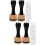 2Ensembles Tampons Encreurs Blending Mini Éponge Blanche Bois 9