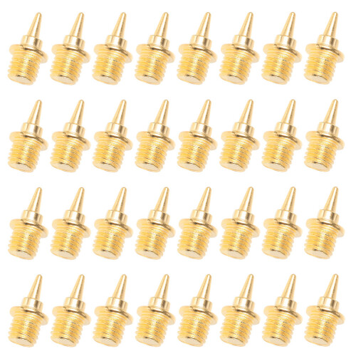 144Pièces Spikes Dorées En Aluminium Pour Chaussures De Course Saut 2