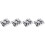 4Ensembles Récipients Acier Inoxydable Argent Usage Liquides 6