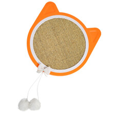 4Pièces Jeu Griffoir Chat Orange Sisal Résistant Protection