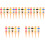 25Pièces Petits Tees De Golf ABS Multicolores Support 2