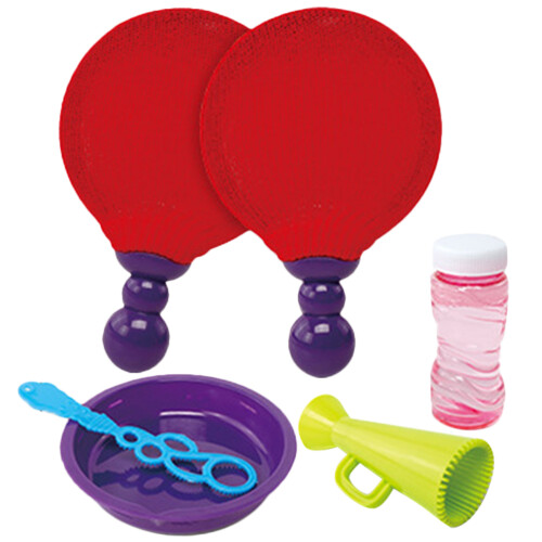 4Sets Bubbelrackets Voor Kinderen Met Plastic En Wol 2