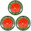 3Pièces Accessoires Golf Marqueurs ABS Colorés Robustes 3