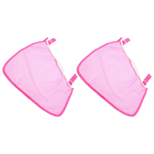 8Pcs Black Stroller Storage Bag Portable Mesh Side Sling for Baby 1