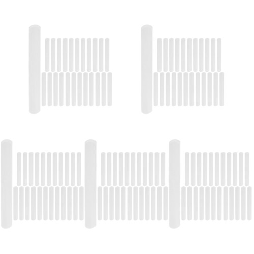 120Pièces Bracelets Slap PVC Blancs Souples Pour DIY 2