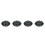 2Pièces Bois Ouvert Fermé Noir Double Face Décor Porte 3