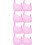 8Pcs Black Stroller Storage Bag Portable Mesh Side Sling for Baby 10