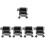 5Pièces Mini Barbecue En Fer Noir Accessoire De Maison Miniature 6