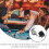 3Pièces Support Craie Billard Noir Aluminium Pour Protection 7
