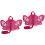 2Pièces À Harnais Enfant Laisse Rose 6