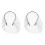 2Pièces Voile -Tête Chic Noir Strass Pour Mariage 3