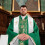 Écharpe En Satin Pour Officiant Croix Et 7