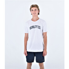 T-shirt Hurley manches courtes col rond homme H20 Dri Authentic blanc