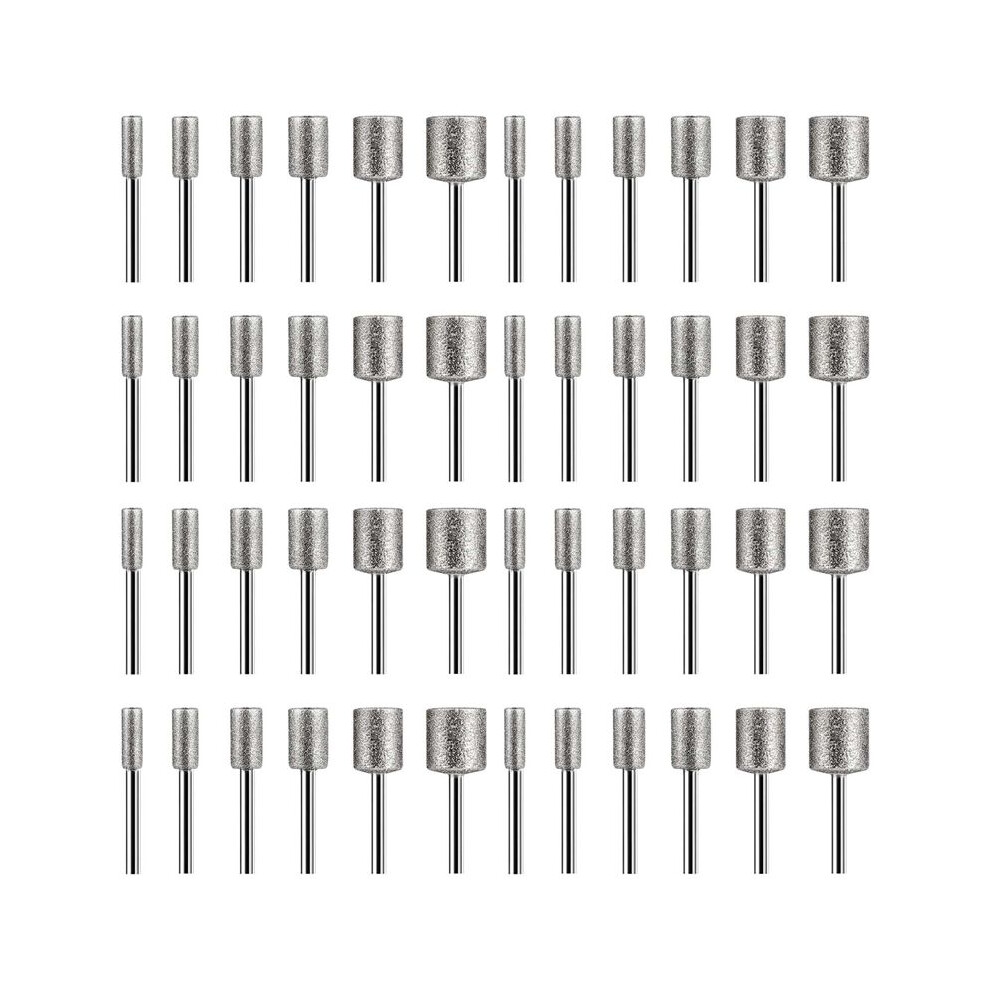 Stone Carving Set, 48Pcs Diamond Burr Bits For Stone Rocks Glass Ceramics Rotary Tools(4Mm 5Mm 6Mm 8Mm 10Mm 12Mm) 6034163761267