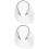 2Pièces Voile -Tête Chic Noir Strass Pour Mariage 5