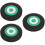 3Pièces Flèches Remplaçables Eva Multi Couleur Outdoor Arc Archery 9