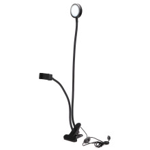 Lumină LED reglabilă cu clips, lumină de citit, lumină de îngrijire a ochilor, inel de lumină pentru selfie, iluminare cu LED pentru cameră