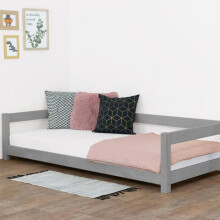 Lit Montessori infantil ESTUDO 80 x 160 cinza