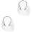 2Pièces Voile -Tête Chic Noir Strass Pour Mariage 4