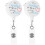 10Pièces Porte-Badge Rétractable ABS Clip Buffet Pratique 1