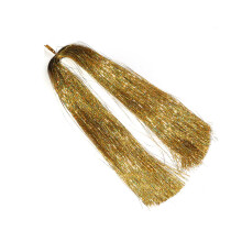 Lasers Thread for Holiday Decorations Colorful Tinsel-Gold