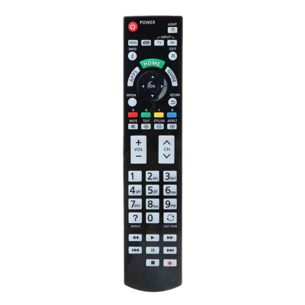 New Replacement Remote Control For N2qayb000936 Viera Led Lcd Hdtv Tv Th-55As5700a Th55as5700a Black 6033393035186