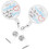 10Pièces Porte-Badge Rétractable ABS Clip Buffet Pratique 11