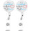 10Pièces Porte-Badge Rétractable ABS Clip Buffet Pratique 2