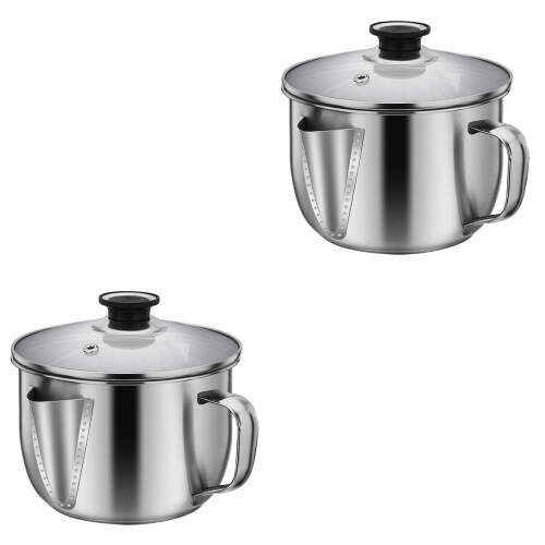 2Pièces Séparateur D’huile Acier Courbés Usage 2