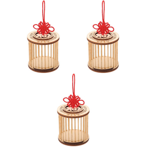 3Pièces Cage En Bois Pour Sauterelles Portable 2
