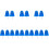 16Pcs Blue Plastic Diving Board Adjustable Planer for Fishing Trolling 5