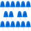 16Pcs Blue Plastic Diving Board Adjustable Planer for Fishing Trolling 9