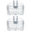 2Pcs Fast Release Bike Basket Lightweight Cycling Storage 5