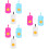 9Pcs Baby Wipes Storage Boxes Plastic Durable Tissue Holder with Lid 7