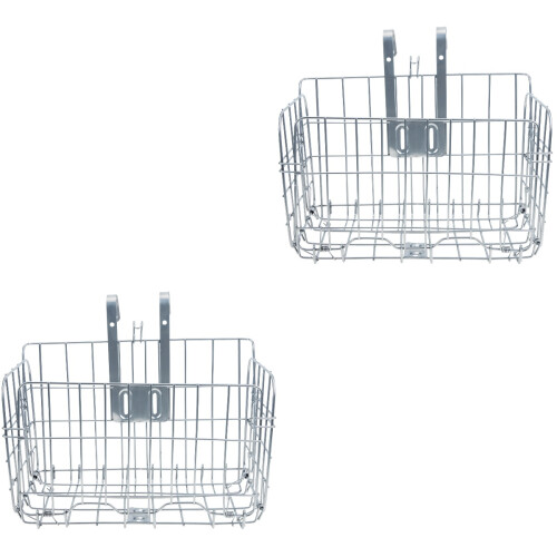 2Pcs Fast Release Bike Basket Lightweight Cycling Storage 2