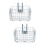 2Pcs Fast Release Bike Basket Lightweight Cycling Storage 6