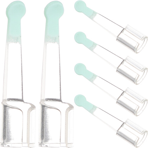 30Pcs Soft Silicone Ear Wax Removal Spoon Tips Assorted Colors