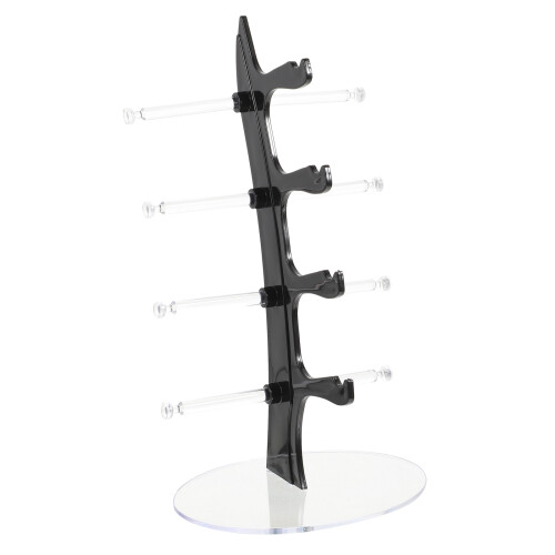 5Sets Black Glasses Stand Holder PP Material for Sunglasses Storage 1