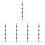 5Sets Black Glasses Stand Holder PP Material for Sunglasses Storage 6