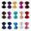 15St Haaraccessoires Bling Pailletten Strikjes 9