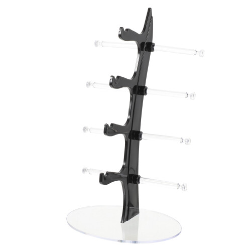 5Sets Black Glasses Stand Holder PP Material for Sunglasses Storage 2