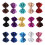 15St Haaraccessoires Bling Pailletten Strikjes 1